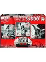 Пазл Educa 3*500 эл. 40*40,5см. Большие города