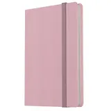 Записная книжка А7 80л лин. "Joy Book. Розовая вуаль" иск.кожа, тонир.блок, скругл.углы, ляссе, резинка, карман на задн.форзаце