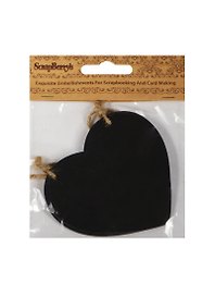ХОББИ И ТЫ ScrapBerrys Набор меловых сердечек. 8,5*7см 2шт в уп.