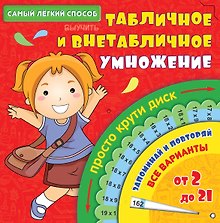 Математика. Табличное и внетабличное умножение. Просто крути диск