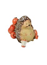 Фигурка Ежик с яблоками (5,5см) (450-399)