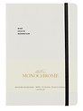 Ежедневник недатированный «Monochrome» А5, белый, 96 листов, экокожа, InFolio