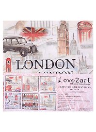 Салфетки для декупажа «Города Европы», ассорти, 6 штук, Love2art
