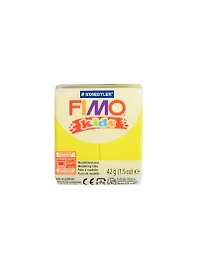 FIMO kids полимерная глина для детей (желтый) (8030-1) (42г) (упаковка) (Эксмо)