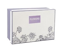 Коробка подарочная "Flowers" 18*12*7, жен., картон