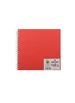 Блокнот для эскизов 185*185 50л "Notes" 120г/м2, роз.пласт.обл, спираль, Canson