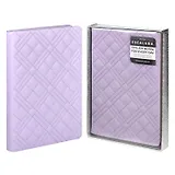 Ежедневник недат. А5 164л "Лайка" сиреневый, иск.кожа, тв.переплет, обл.поролон, офсет, ляссе, подар.карт.коробка с ПВХ-крышкой + промостикер