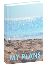Ежедневник недат. А5 128л "Beach" интегр.переплет, лам.soft touch, офсет