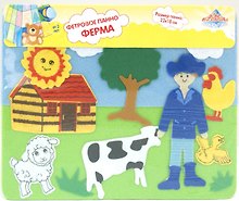 Фетровое панно Ферма (44177) (23х18) (Пирамида открытий)