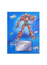 Дневник для мл.кл. "Красный трансформер" 7Бц, мат.лам., тиснение голограф.фольгой, Unnika