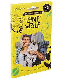 Тату-переводилки "Lone Wolf / Одинокий волк"