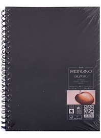 Блокнот для зарисовок 21*29,7см 60л "Drawingbook" спираль, 160г/м2, Fabriano