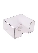 Подставка прозрачная для бумажного блока 90*90*45мм
