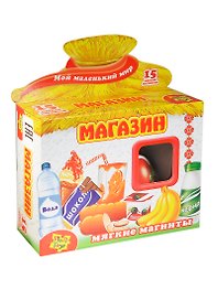 Игр. набор на магнитах Магазин (VT3101-08) (15 мяг. магнитов) (Мой маленький мир) (коробка)