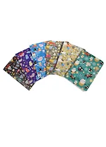 Записная книжка А6 40л кл. "Aquarelas" карт.обл., мат.лам., выб.лак, блок офсет, сшивка, ассорти, MARKER ARTE