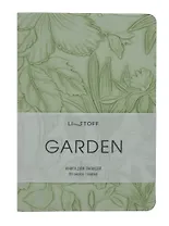 Записная книжка А6+ 80л кл. "GARDEN. Салатовый" 7БЦ, иск.кожа с текстурой, офсет 80г/м2, ляссе, инд.уп.