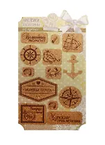 Наклейки декоративные Вокруг света (1220683) (из пробки) (Арт Узор) (упаковка)