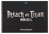Скетчбук А4 20л "Атака Титанов_Сезон 1-3" черн. внутр блок, 200г/м2, тв.обложка, спираль