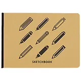 Скетчбук «Kraft & Color», А5–, 40 листов