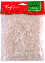 Искусственный снег в пакете (золотистый) (полипропилен) (80 г)