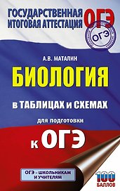 Биология в таблицах и схемах для подготовки к ОГЭ. 6-9 классы