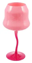 Бокал для коктейлей цветной (розовый, фуксия) (500мл) (12-Jinxin-glass_1)