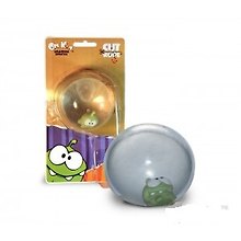 Альфа Геймс Мяч с водным наполнением и фигуркой Ом Ном в блистере в асс. 1TOY/Вантой