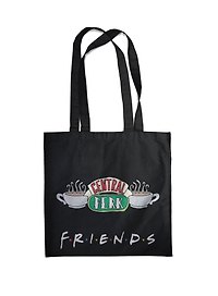 Сумка-шоппер. Friends. Central perk (черная, 38х43 см, длина ручек 58 см)