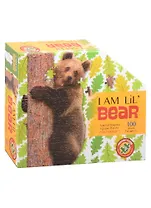 Пазл контурный «Медведь», 100 деталей