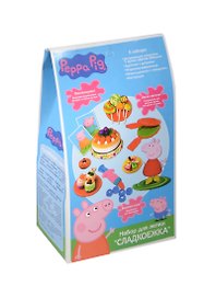 Набор для творчества Peppa Pig Набор для лепки СЛАДКОЕЖКА 5цв (190гр)