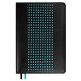 Ежедневник недат. А5 120л "Сариф" черный, иск.кожа, тв.переплет, обл.поролон, блинт.тиснение, офсет, ляссе