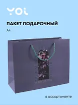 Пакет А4 32,5*25*12 "Fleur" ассорти, Yoi