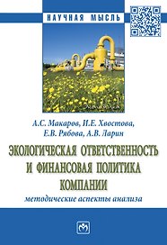 Экологическая ответственность и фин. политика компании: методические...: Моногр.