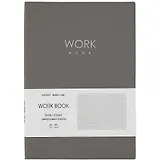 Книга для записей В5 60л лин. "Work book. No 2" иск.кожа, инт.переплет, тиснение фольгой, инд.уп.