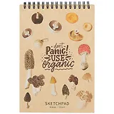 Скетчбук А5 40л "Грибной мир" белый офсет, 120г/м2, спираль