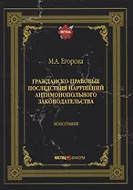 Гражданско-правовые последствия нарушений антимонопольного законодательства. Монография