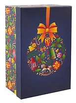 Коробка подарочная "НОВОГОДНЯЯ ИГРУШКА" 28.5*18.5*12см, Новый год, картон