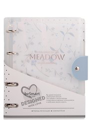 Тетрадь в клетку Meadow. Голубой, 120 листов, на кольцах, InFolio