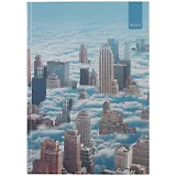 Книга для записей А4 100л кл. "Мегаполис" 7БЦ, глянц.ламинация