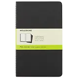 Набор книг для записей Moleskin Cahier Journal Large, 3 штуки, чёрные, 40 листов, А5