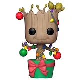 Фигурка Funko POP! Bobble Marvel Holiday Groot w/ Lights & Ornaments (399) 33982 (Fun1624)
