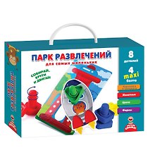 Настольная игра «Парк развлечений для самых маленьких» развивающая, Vladi Toys
