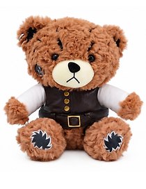 Мягкая игрушка Медведь в жилетке (коричневый) (30см) (12-0935-0472)