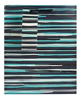 Пакет А4 32*26*12,5 "Полосы синие" нейтр. бум.мат