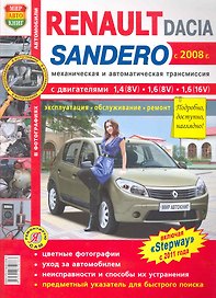 Renault Sandero/Dacia Sandero с 2008 г. цв.фото
