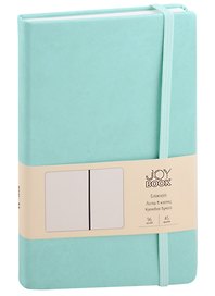 Книга для записей «Ментоловый», А5, 96 листов, искусcтвенная кожа, с ляссе, Joy Book