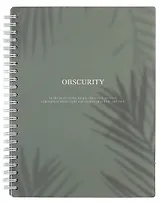 Тетрадь 120л кл. "Shadow", зеленый, спираль, карт.обл., микротекстурирование, ламинация