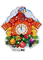 Мини-плакат "Часы новогодние"