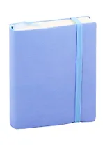 Ежедневник недат. А6 152л Reference голубой, иск.кожа, интегр.переплет, тонир.блок, на резинке