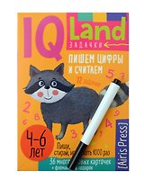 IQ Многоразовые карточки с маркером. Пишем цифры и считаем 4-6 лет